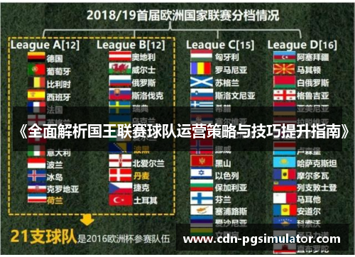 《全面解析国王联赛球队运营策略与技巧提升指南》