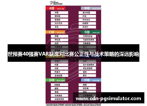 世预赛40强赛VAR缺席对比赛公正性与战术策略的深远影响