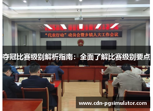 夺冠比赛级别解析指南：全面了解比赛级别要点