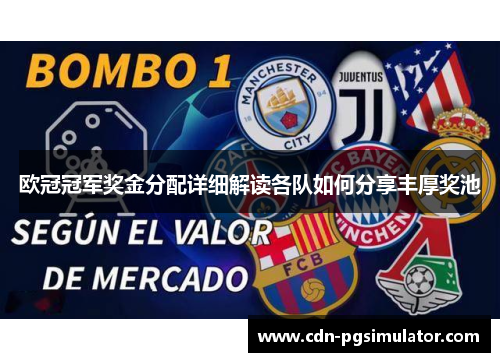 欧冠冠军奖金分配详细解读各队如何分享丰厚奖池