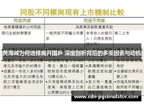 黄海诚为何选择离开国乒 深度剖析背后的多重因素与动机